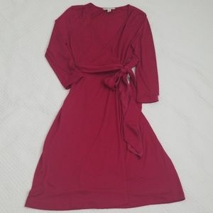 BANANA REPUBLIC Christmas dress red sz sm